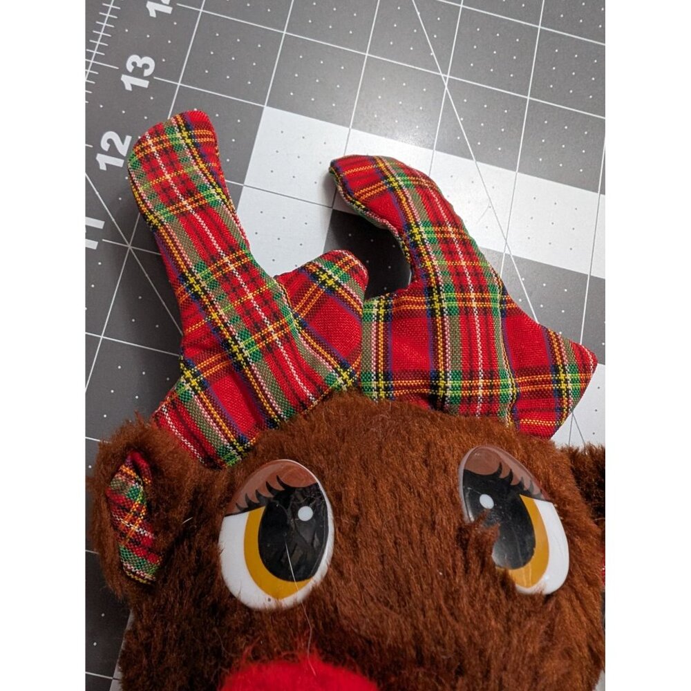 House of Lloyd Reindeer Bear Santa doorknob covers 1980s quirky stuffed animal - Picture 2 of 14